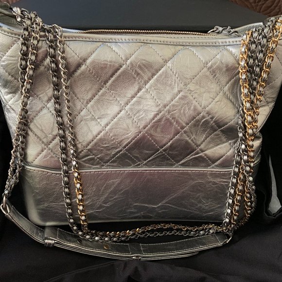 Chanel Medium Gabrielle Hobo Bag in Silver - Picture 11 of 11